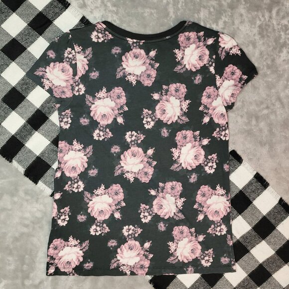 S | Pretty Little Liars | Short Sleeved Floral T-Shirt - Picture 3 of 5